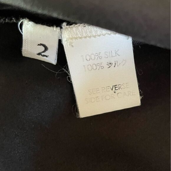 Viviana Uchitel Silk Blouse size 2 - Picture 4 of 10